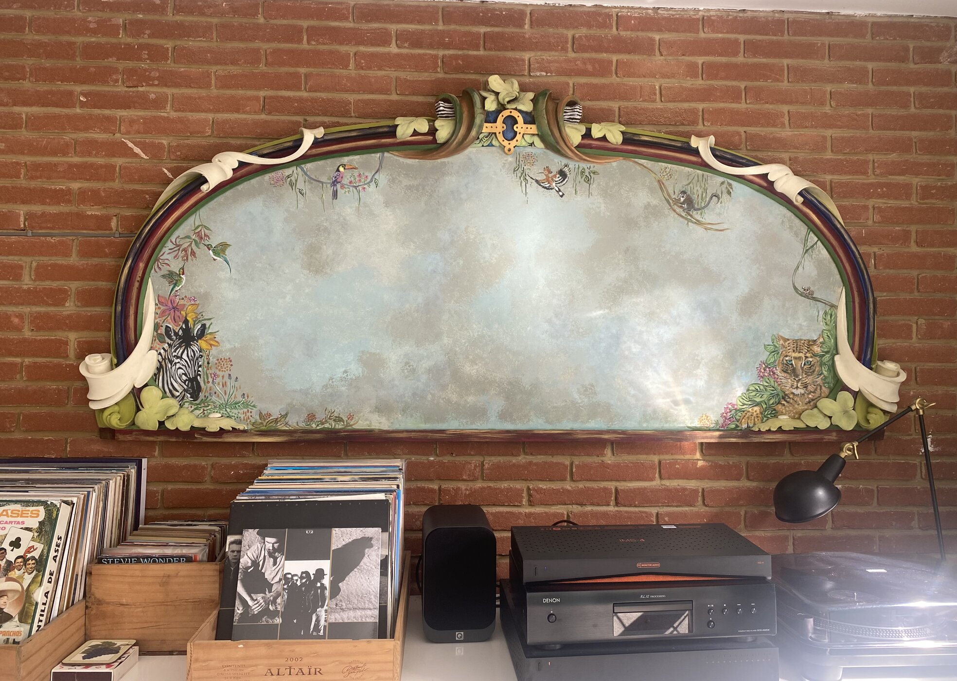 Commissioned painting in situ